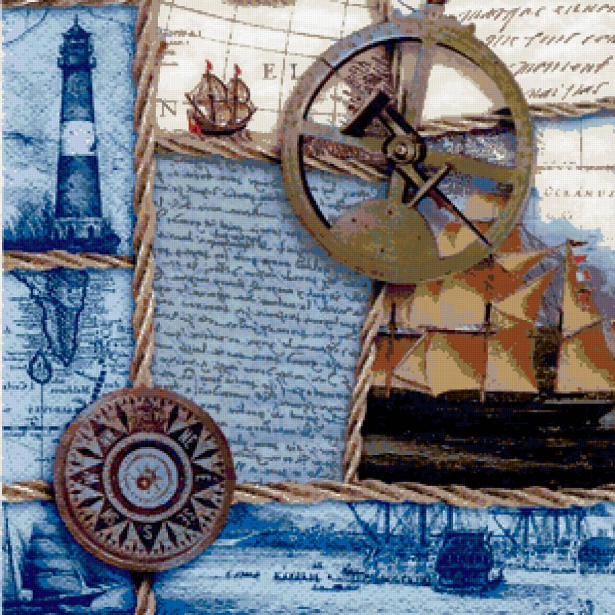 Морской пейзаж - морские мотивы - предпросмотр