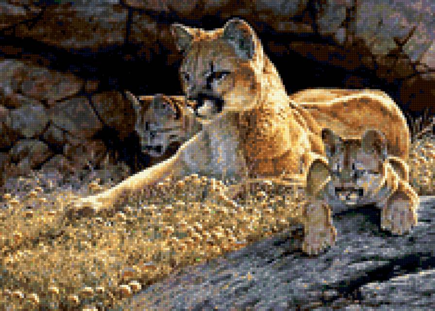 Львица и львята - предпросмотр