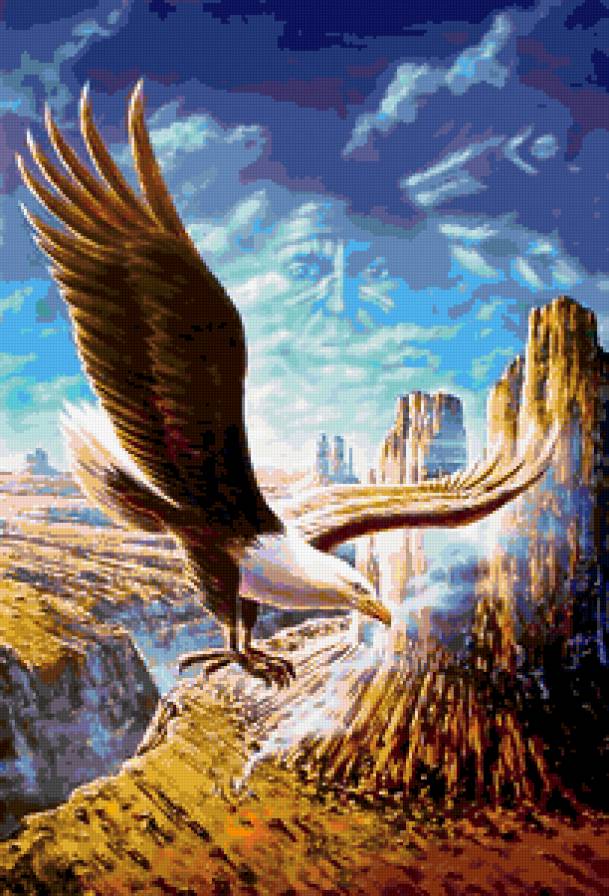 каньон - птицы - предпросмотр