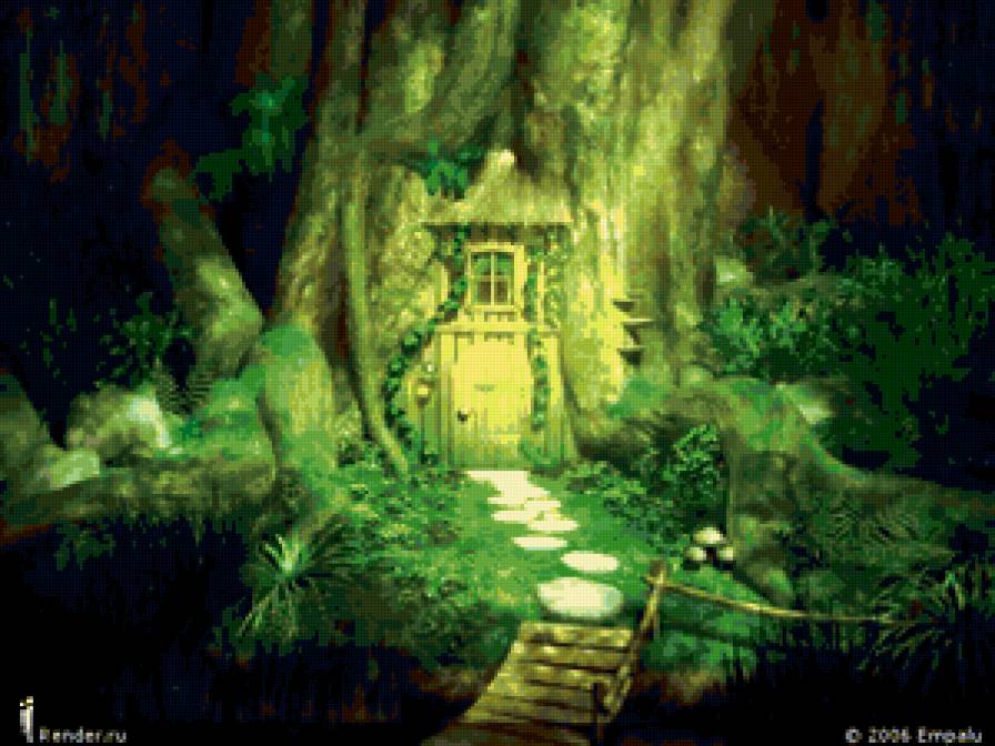 Домик в дереве - предпросмотр