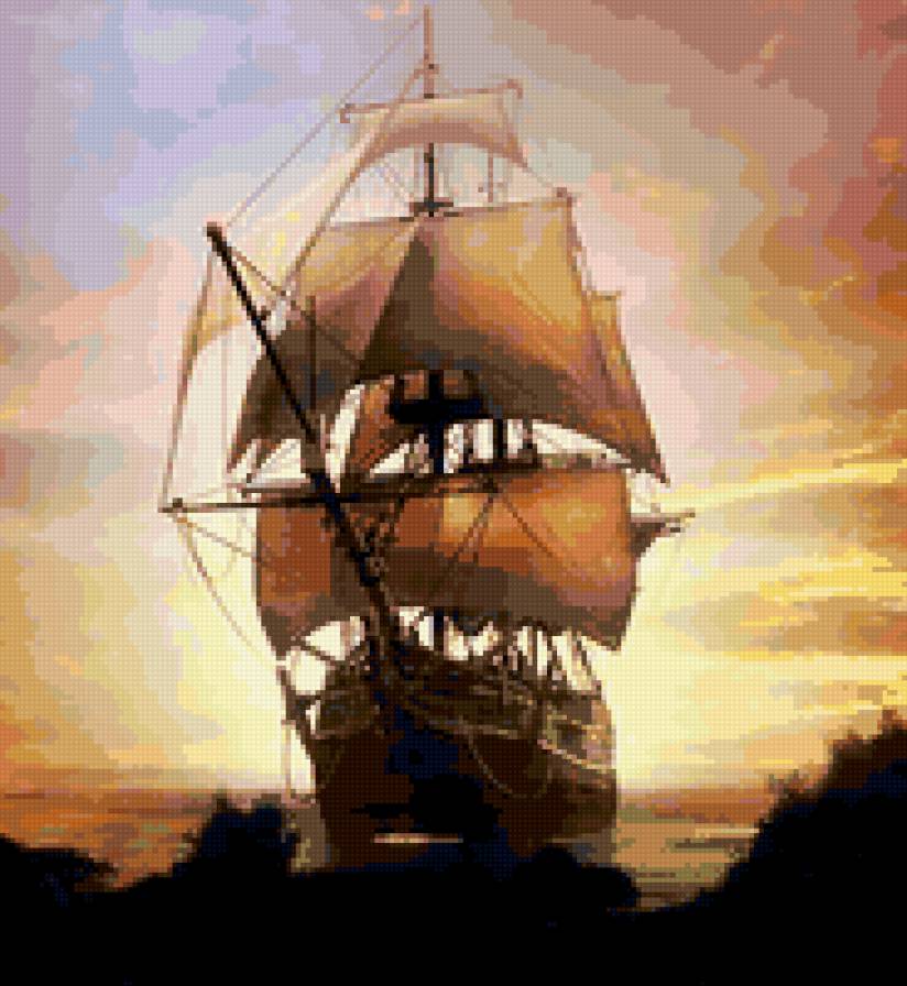 Парусник - парусники, корабли - предпросмотр