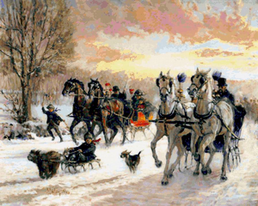 ретро картина - картина - предпросмотр