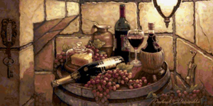 Винный погребок - кухня, винтаж - предпросмотр