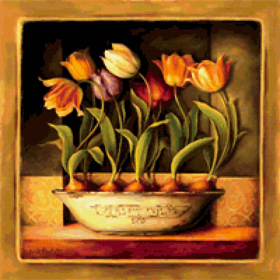 Цветочное настроение - красота, винтаж - предпросмотр