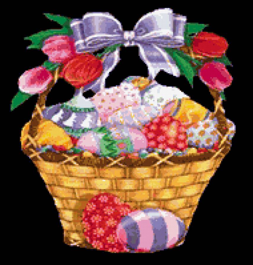 Пасхальная карзиночка. - пасха - предпросмотр