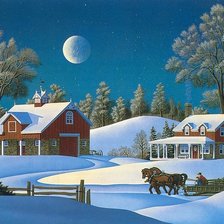 зимний вечер