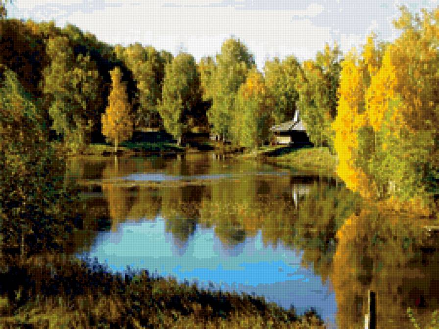 осень 6 - пейзаж, осень, картина - предпросмотр