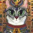 Египетская кошка - египет, кошки, картина - оригинал