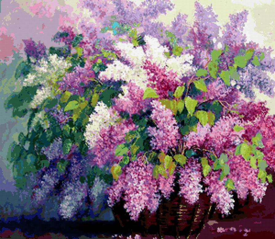 Букет сирени - предпросмотр