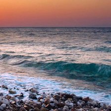 Схема вышивки «Море»