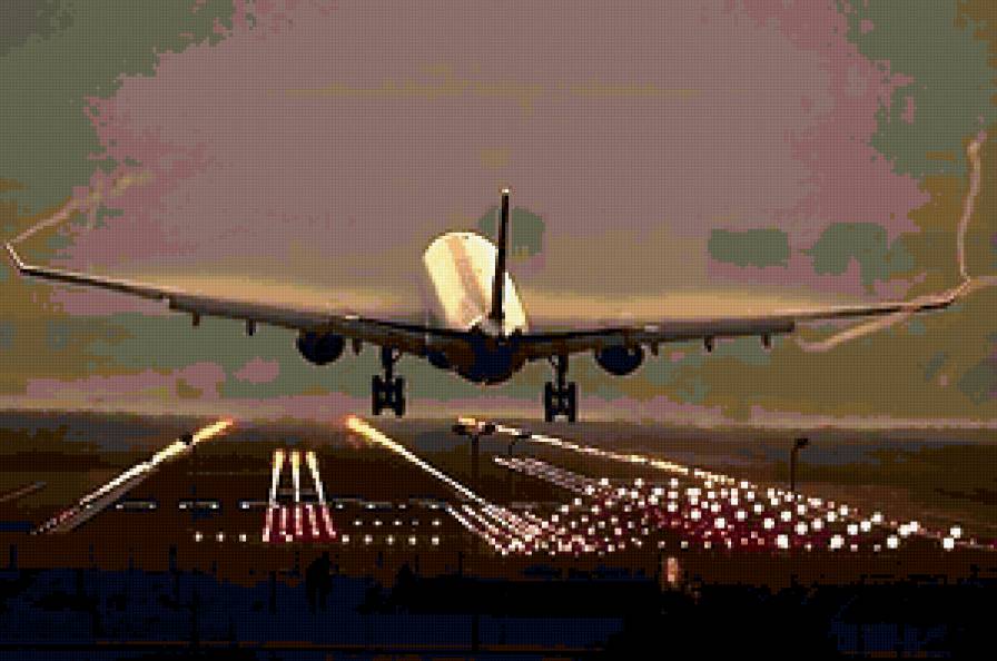 Самолет - самолет, небо - предпросмотр