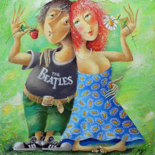 Схема вышивки «Юрий Мацик. Весёлая пара»