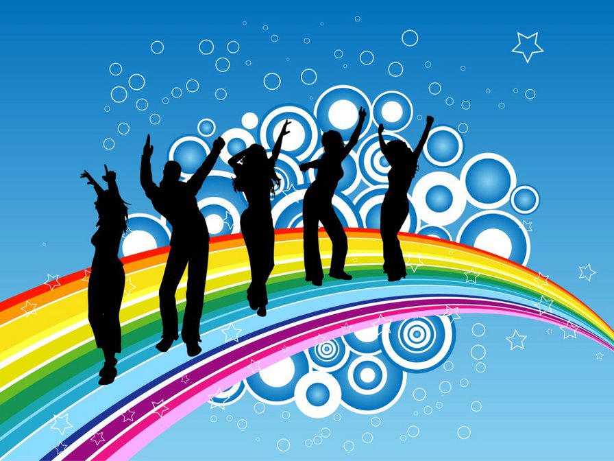 Show girls - силуэт, девушка - оригинал