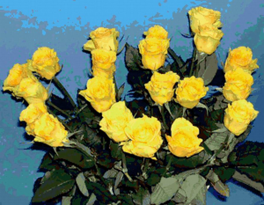 розы - розы, букет, цветы - предпросмотр