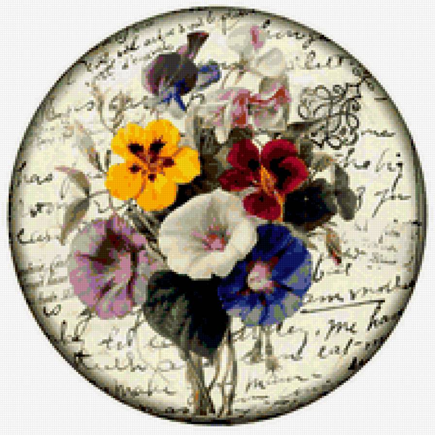 Цветочное настроение - винтаж - предпросмотр