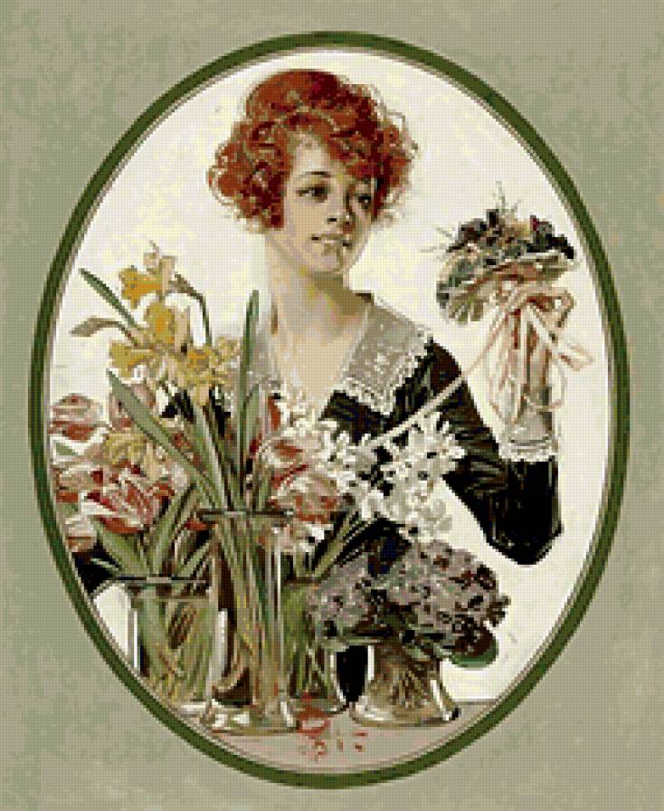 Цветочное настроение - винтаж - предпросмотр