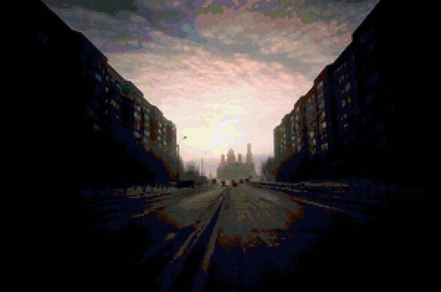 Улица - здания, улица - предпросмотр