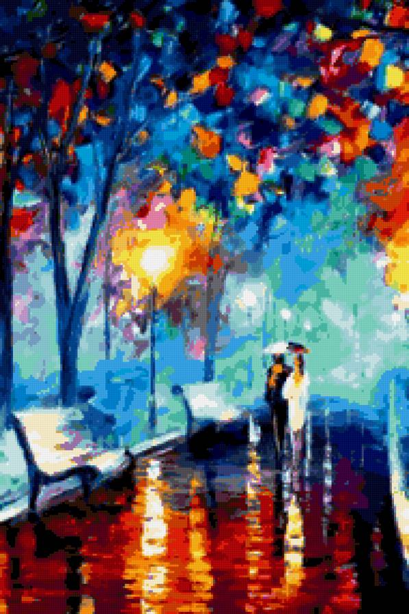 Под дождем - романтика - предпросмотр