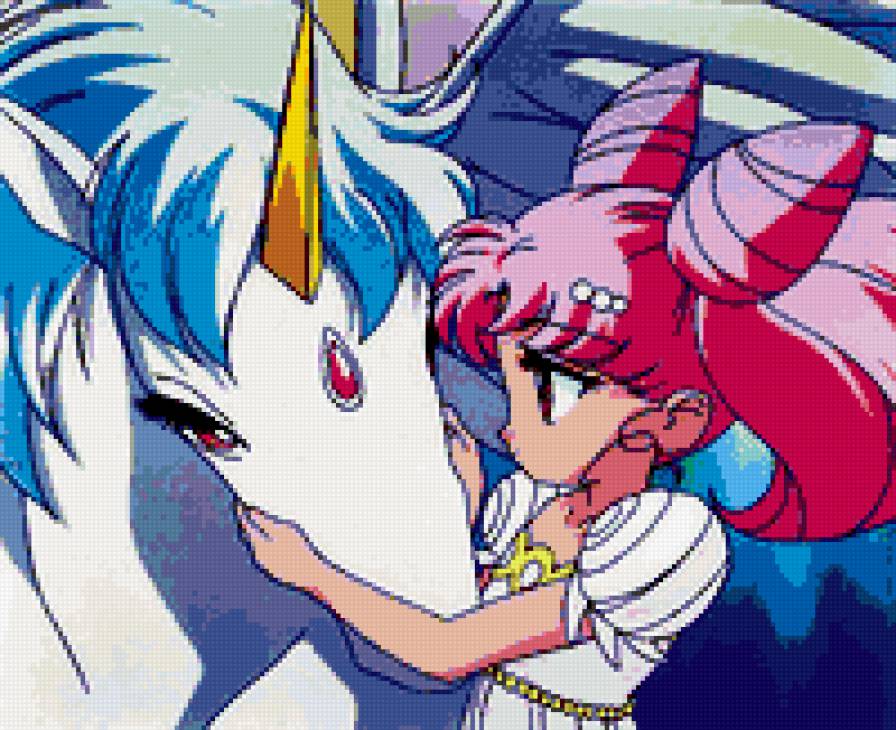 чибиуса и пегас - сейлор мун, пегас, чибиуса - предпросмотр