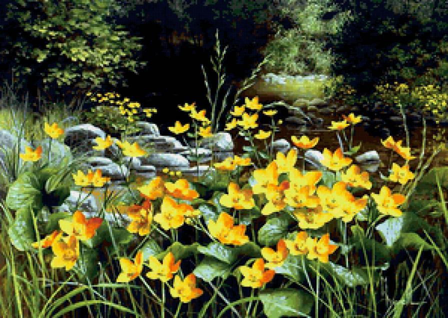 луговые цветы - лето, поле, природа - предпросмотр