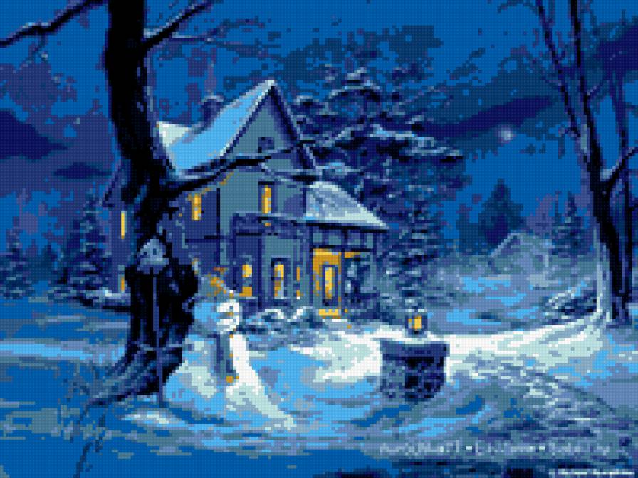 Зима - зима, дом - предпросмотр