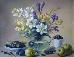 натюрморт - натюрморт, букет - оригинал