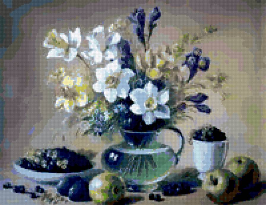 натюрморт - букет, натюрморт - предпросмотр