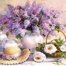 Схема вышивки «натюрморт»