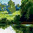 Предпросмотр схемы вышивки «Вид на реку» (№329870)