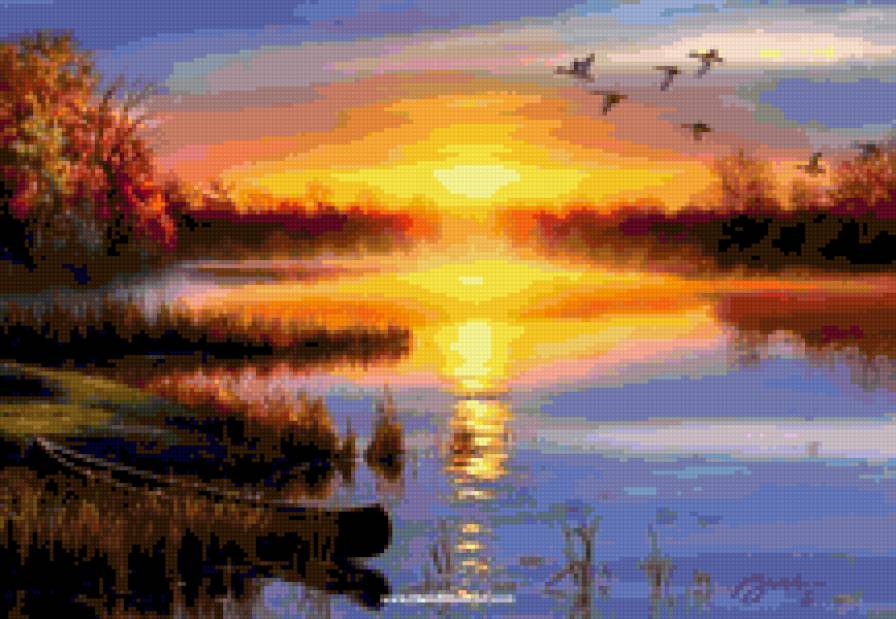 Закат - закат, природа - предпросмотр