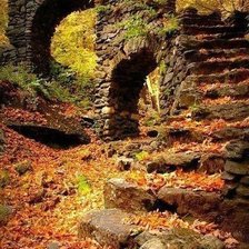 Схема вышивки «разрушенный замок»