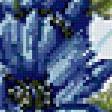 Предпросмотр схемы вышивки «васильки» (№331050)