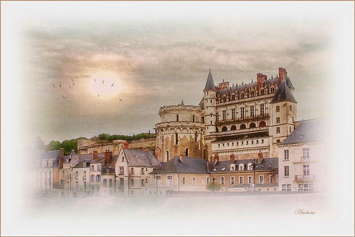 №331119 - дома, дворцы, город, живопись, пейзаж - оригинал