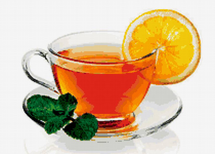 Чай с лимоном - лимон, чай - предпросмотр