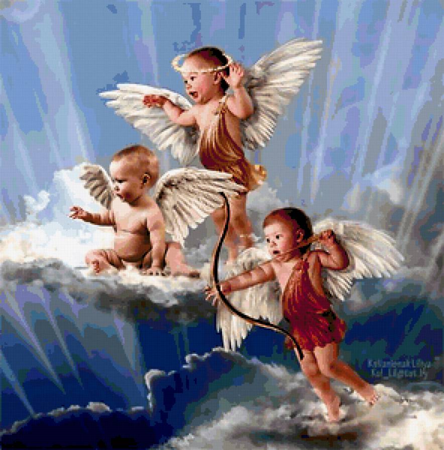 ангелы - ангелочки - предпросмотр