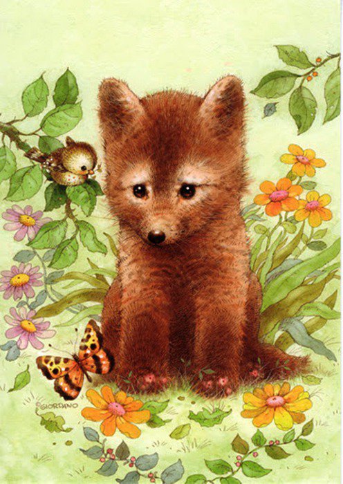 Лисёнок - деткам - оригинал