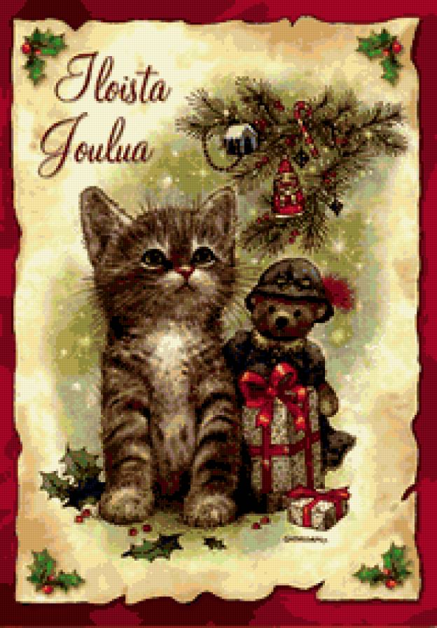 Мурёна - рождество, любимцы, пушистые комочки - предпросмотр