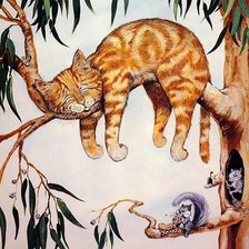 Оригинал схемы вышивки «кот» (№331821)