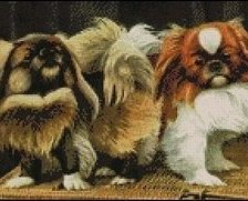 Схема вышивки «собачки»