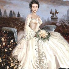 Схема вышивки «девушка»