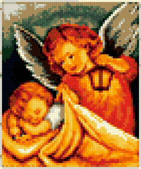 Легенда - вышивка крестом - предпросмотр