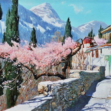 Схема вышивки «Италия»