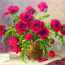 Схема вышивки «Цветы»