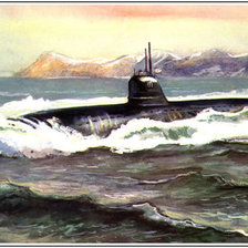 Схема вышивки «Море»