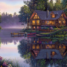 Дом на озере
