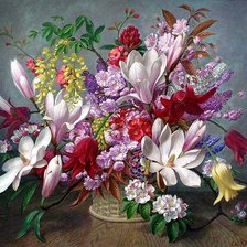 Схема вышивки «Цветы»