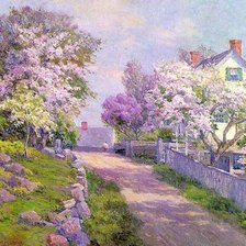 Схема вышивки «Пейзаж»