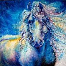 Схема вышивки «лошадь»