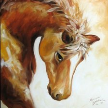 Схема вышивки «лошадь»