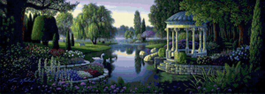 бесетка у воды - предпросмотр